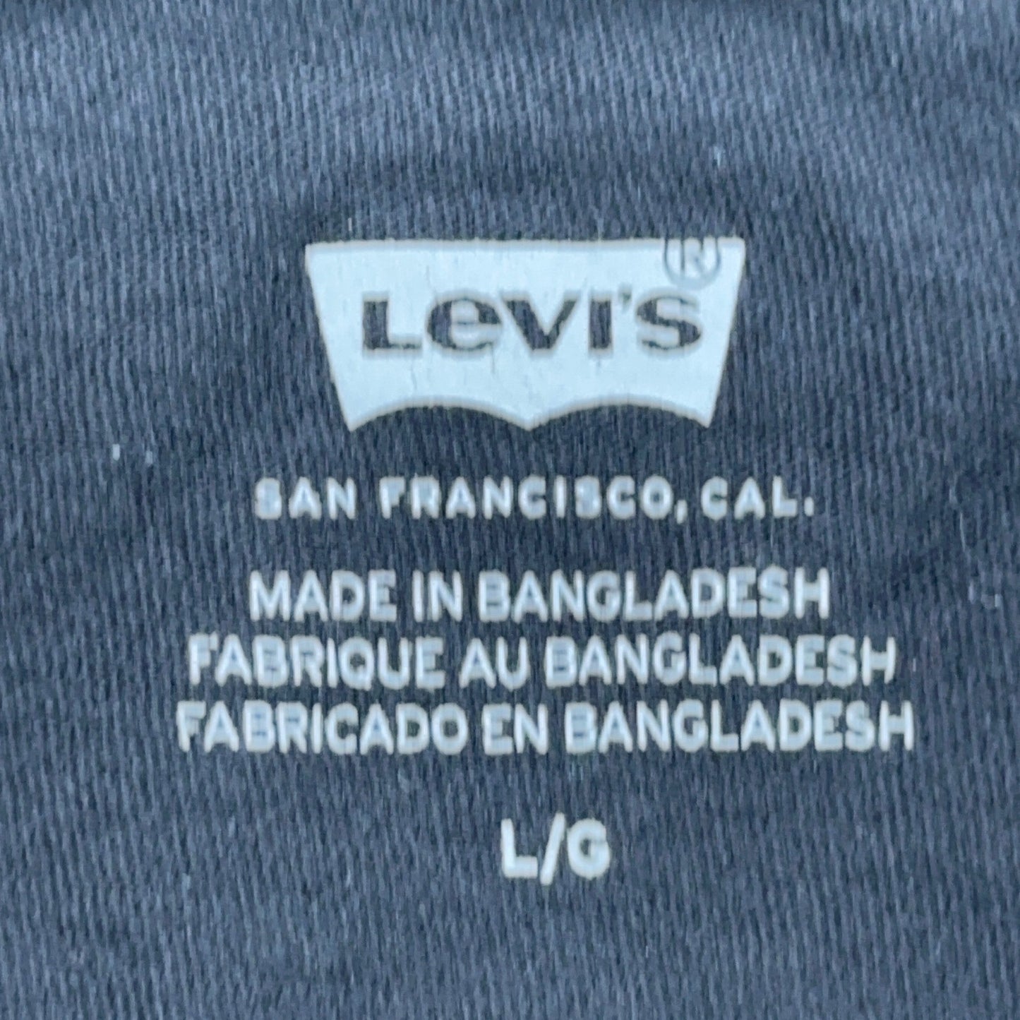 Levis Womens Rainbow Logo Graphic T-Shirt Black Short Sleeve Crewneck Large by Levi's