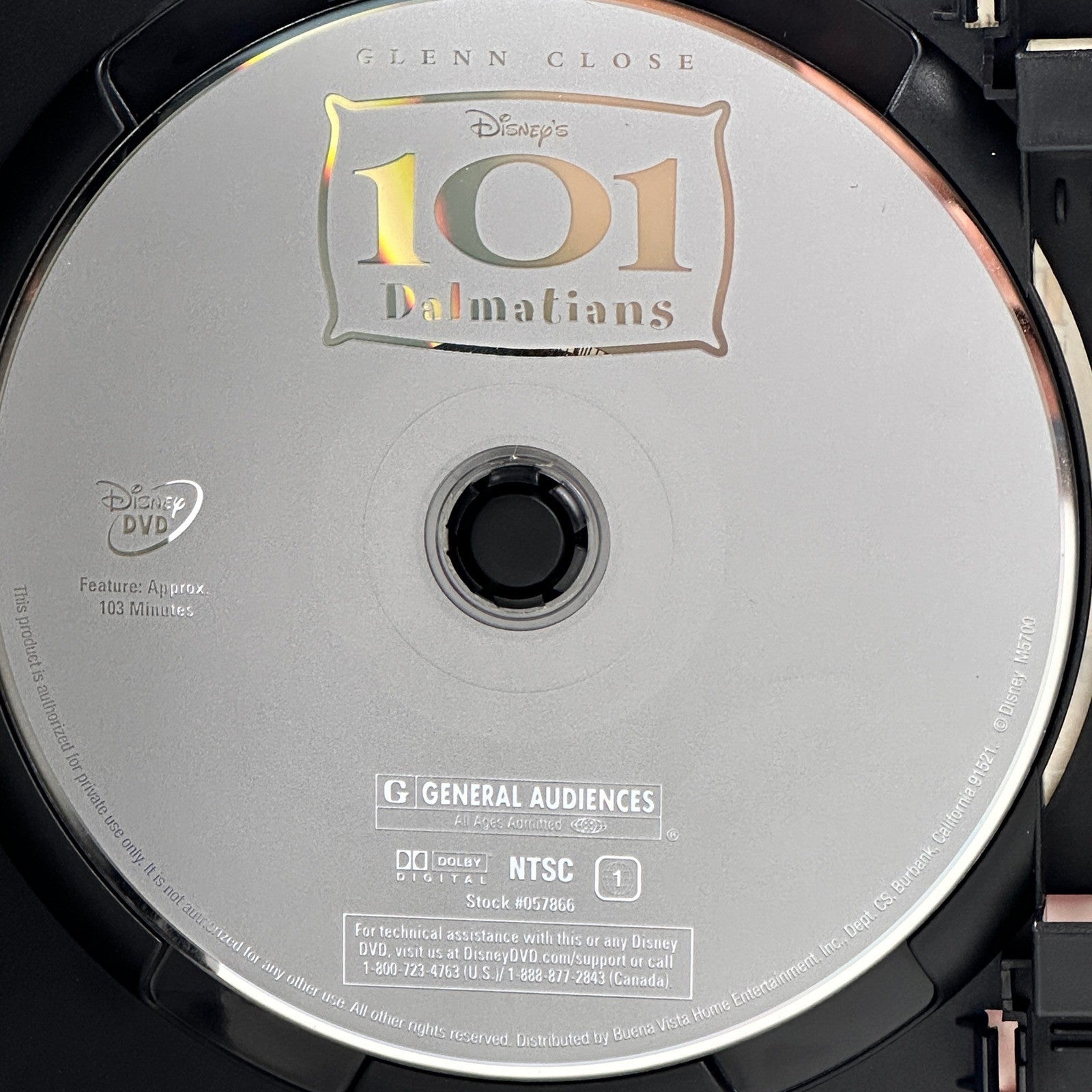 Disney 101 Dalmatians DVD Glenn Close Live Action Family Comedy Widescreen G by Buysaavy