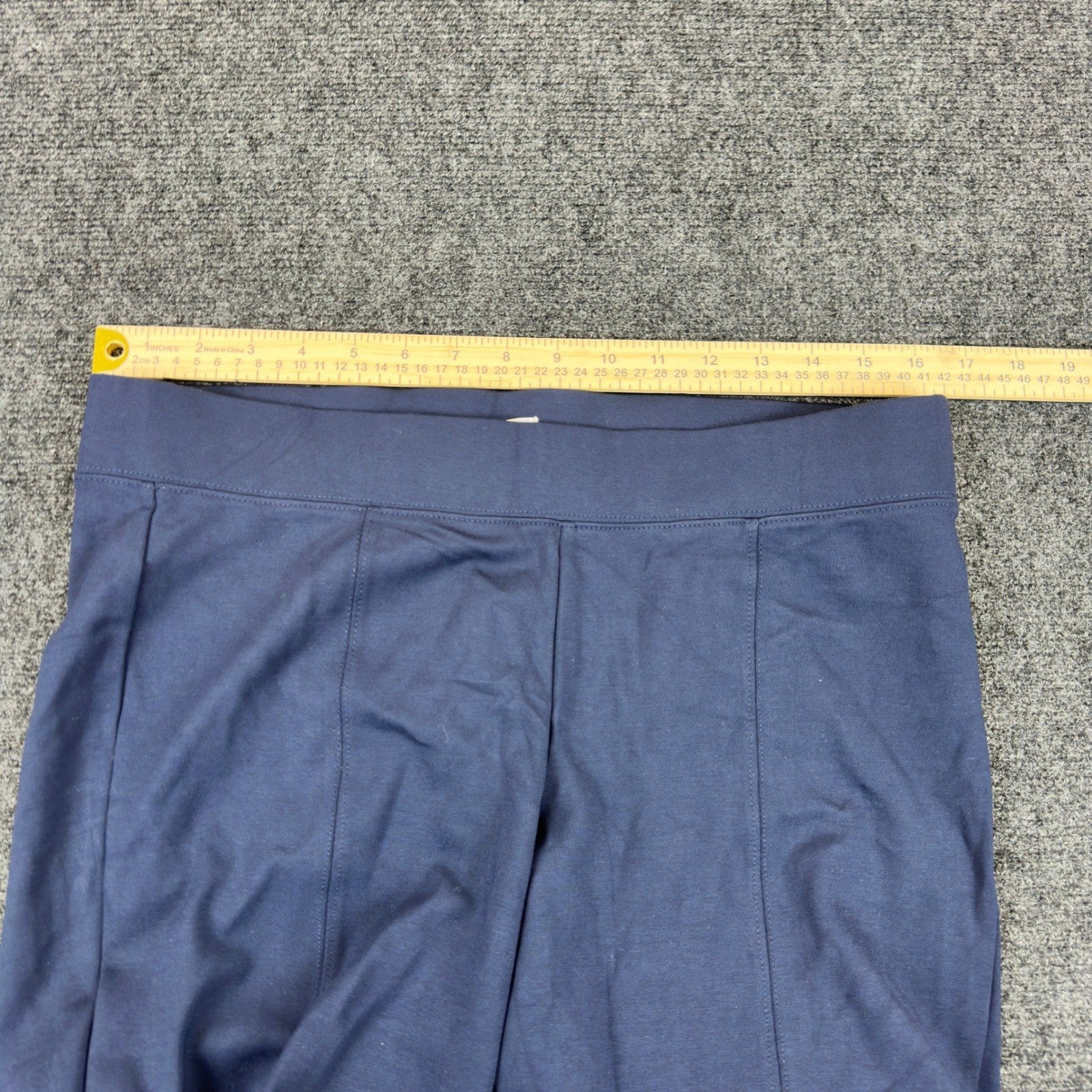 Old Navy Stevie Navy Blue High Rise Pintuck Ponte Knit Skinny Pants Womens Large by Old Navy
