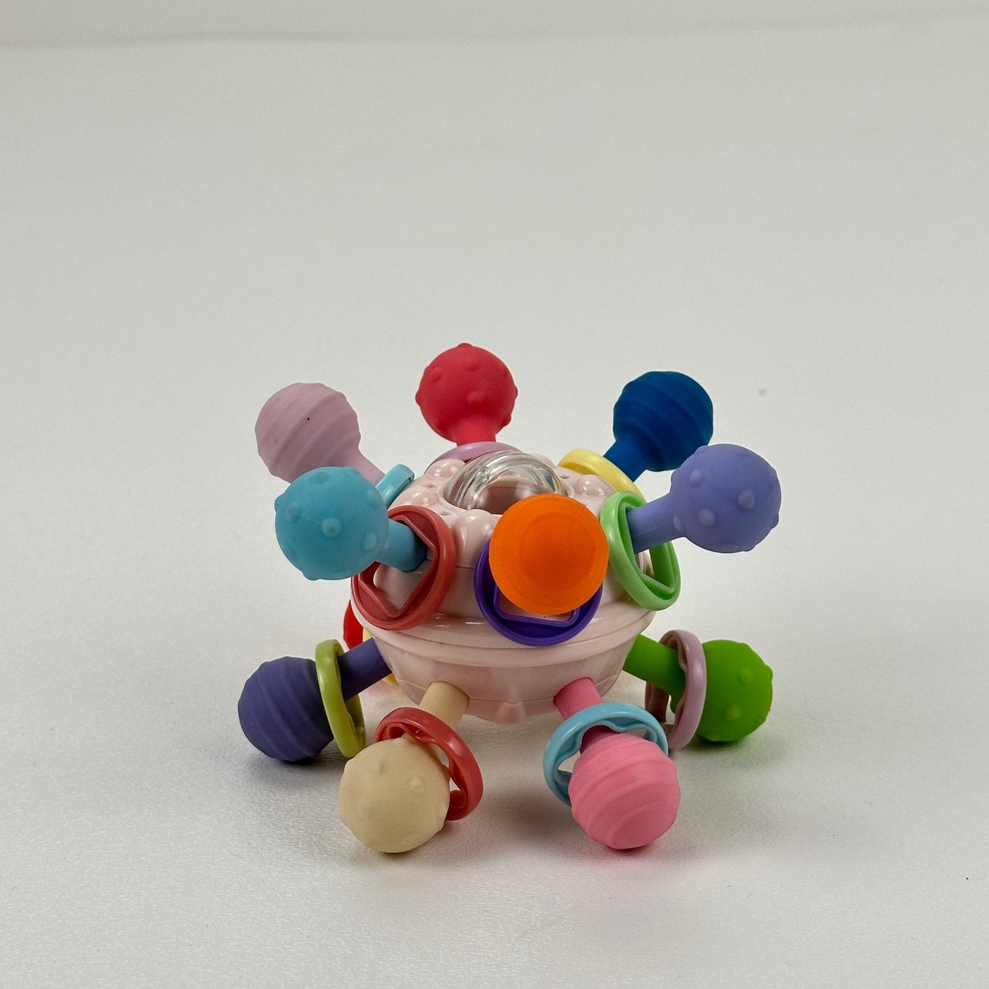 Baby Montessori Sensory Toy Activity Ball Teether Rattle 0-12 Months Multicolor by Unbranded