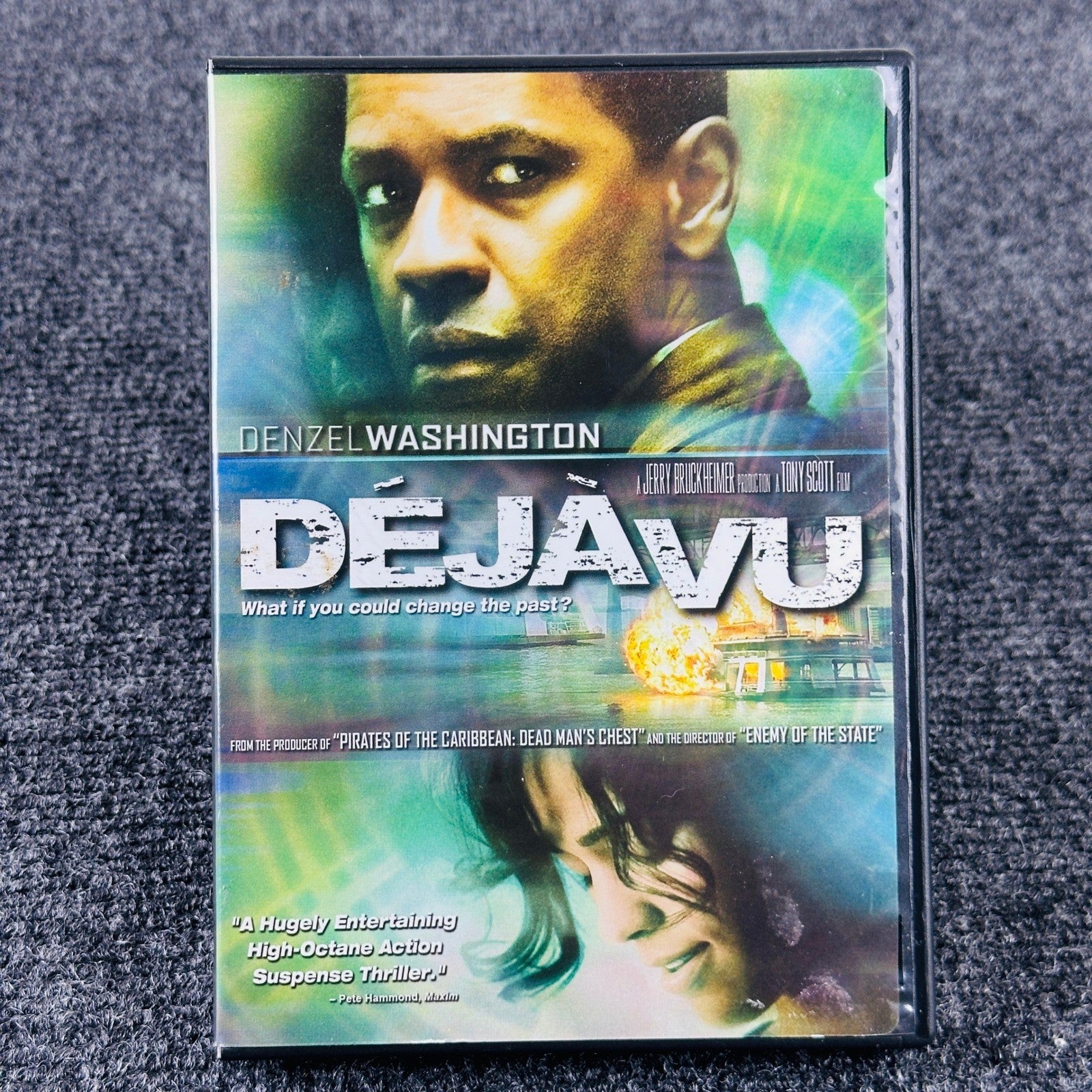 Deja Vu DVD Denzel Washington Tony Scott Sci-Fi Action Thriller 2007 Widescreen by Buysaavy