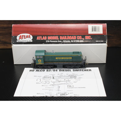 Atlas HO Scale Alco S-4 Diesel Switcher Maine Central 313 Locomotive 8753 Boxed by Atlas