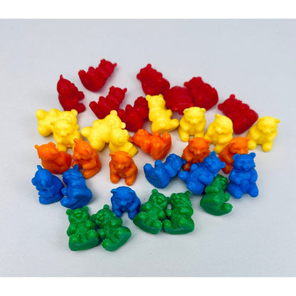 Learning Resources Counting Bears Math Counters Small Toy Animals 33-Piece Set by Unbranded