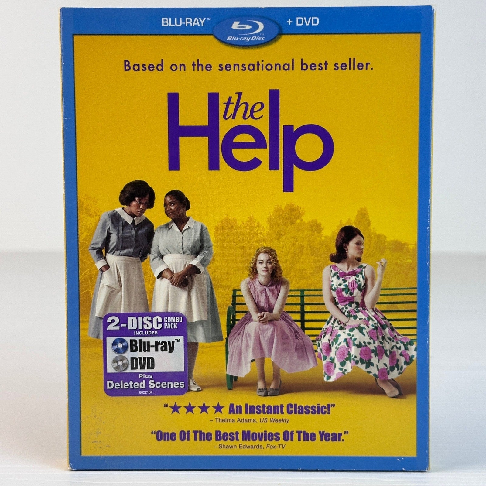 The Help Blu-ray DVD 2-Disc Combo Pack Viola Davis Emma Stone Drama Movie by Buysaavy