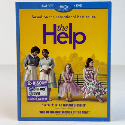 The Help Blu-ray DVD 2-Disc Combo Pack Viola Davis Emma Stone Drama Movie by Buysaavy