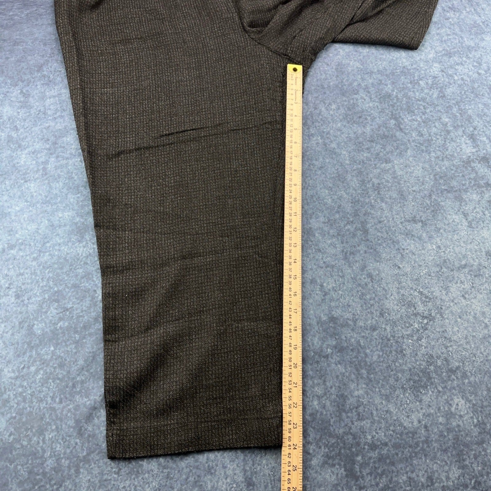 Sag Harbor Woman 20W Pleated Dress Pants Charcoal Textured Elastic Waist by Sag Harbor Woman