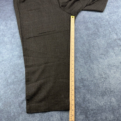 Sag Harbor Woman 20W Pleated Dress Pants Charcoal Textured Elastic Waist by Sag Harbor Woman