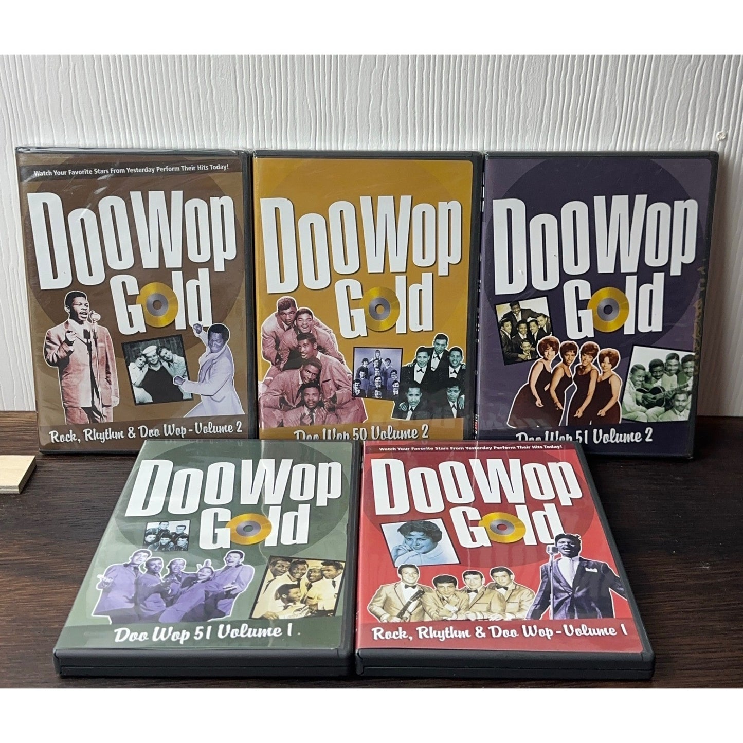 Time Life Doo Wop Gold 5 DVD Set Rock Rhythm 50 51 Volumes 1 2 Live Performances by Buysaavy