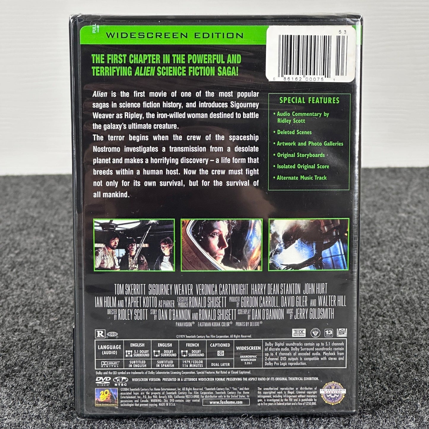 Alien DVD 2004 Widescreen Edition Ridley Scott Sigourney Weaver New Sealed by Buysaavy
