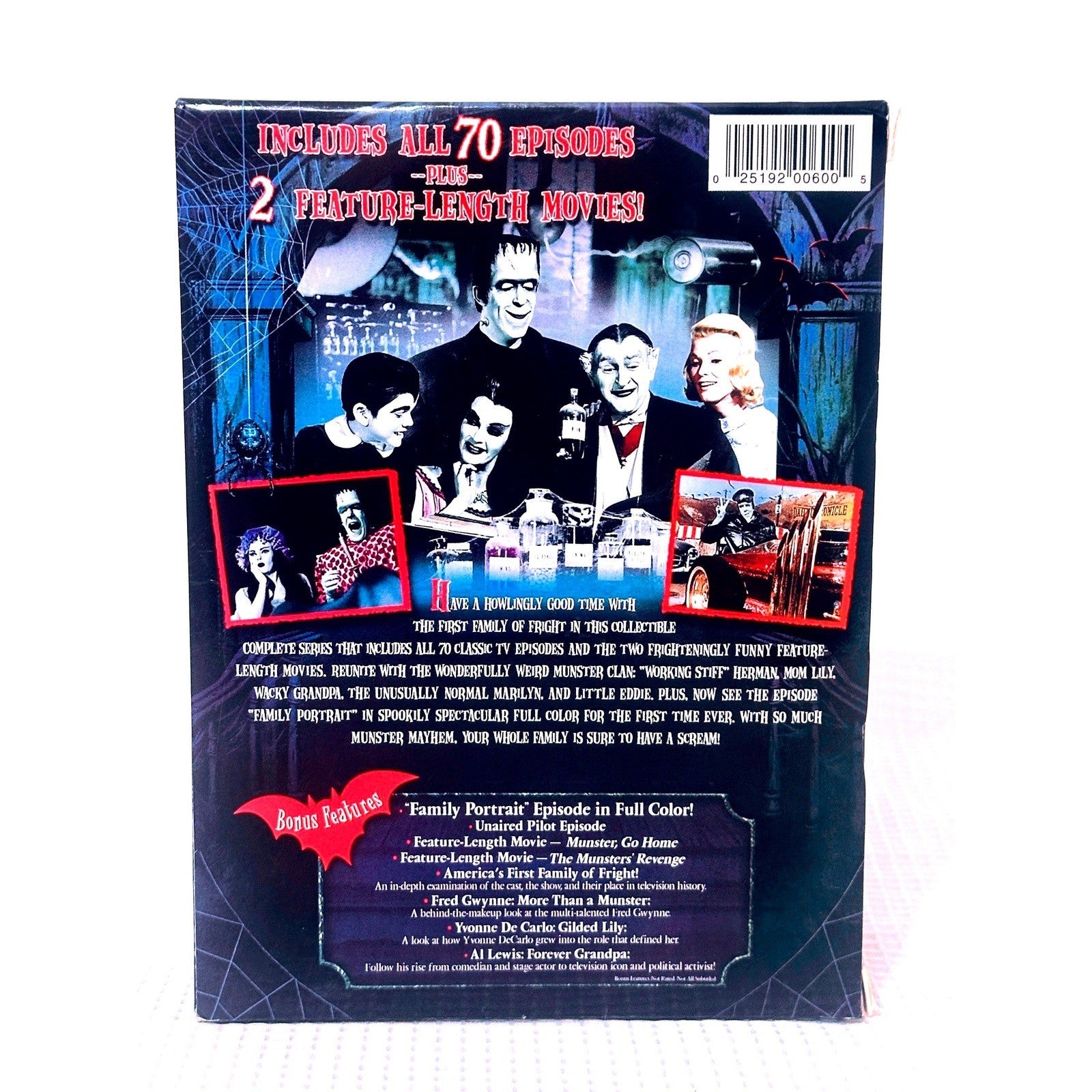 The Munsters The Complete Series DVD Set All 70 Episodes 2 Movies by Buysaavy