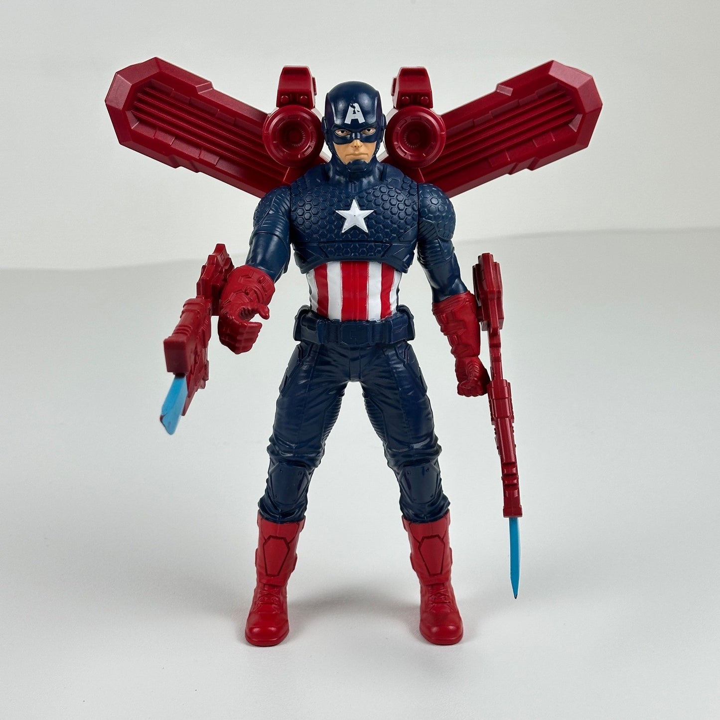 Hasbro Marvel Captain America 12 Inch Action Figure with Jetpack Blasters E5579 by Hasbro