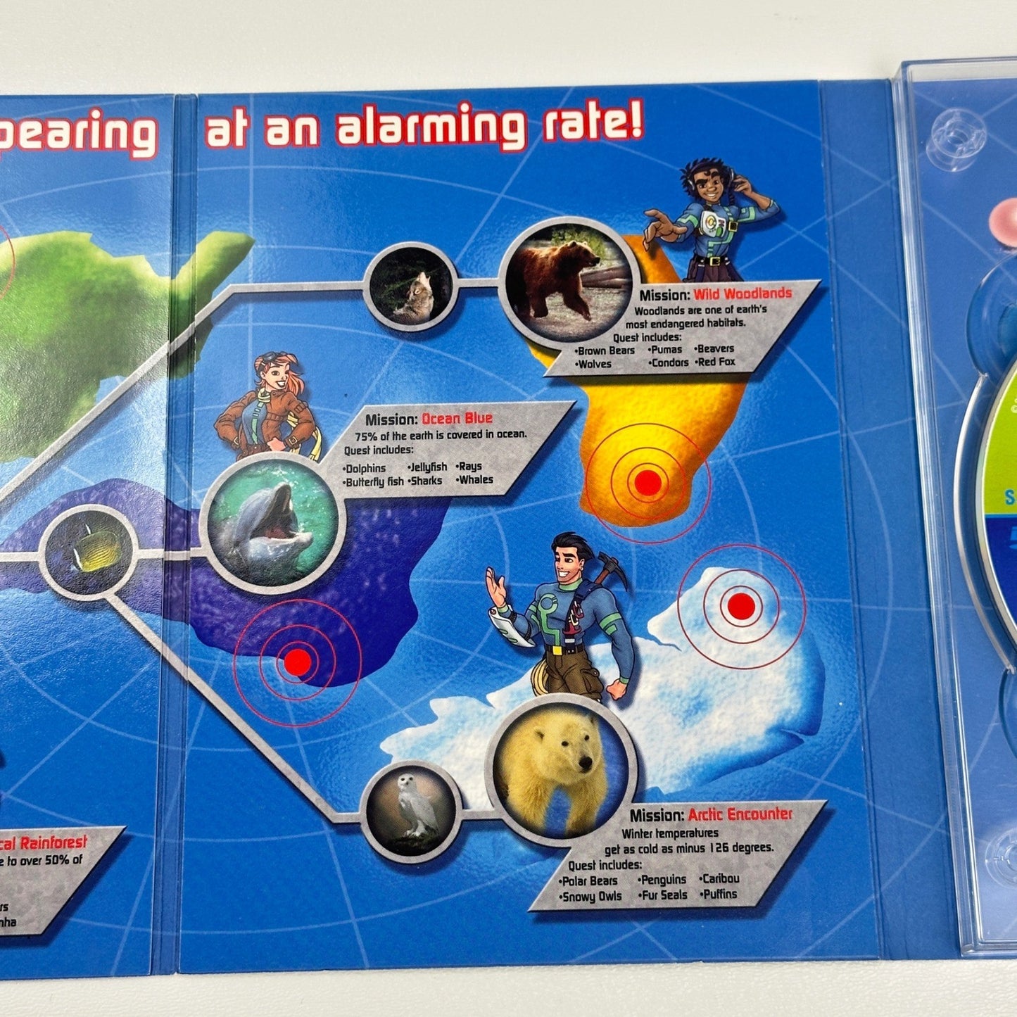 Eco Rangers Animal Kingdom DVD Learning Adventure Game Snap TV Kids 2004 Ages 6+ by Buysaavy