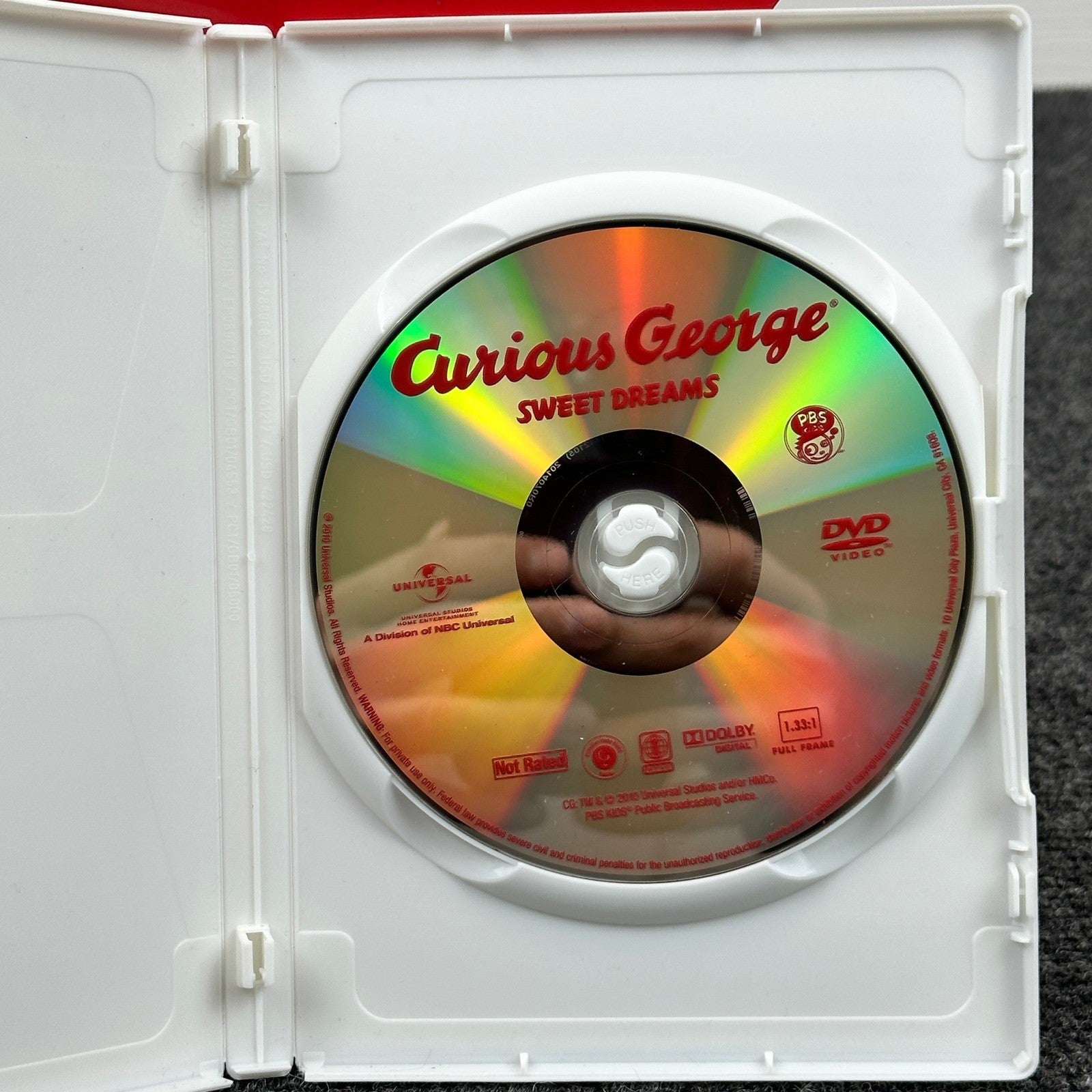 Curious George 3 DVD Lot Dance Party Zoo Night Sweet Dreams PBS Kids Emmy Winner by Buysaavy