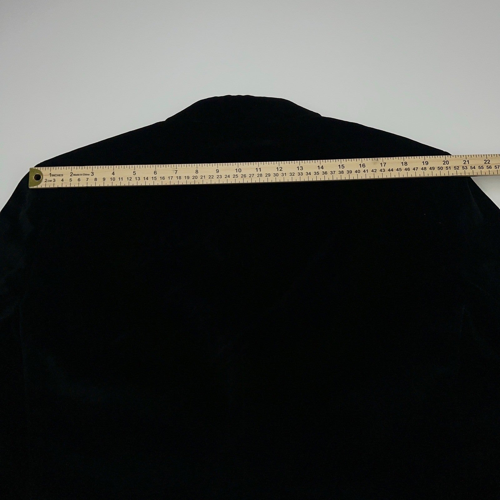 Linea Uomo Mens Black Velvet Blazer 3 Button Sport Coat Jacket 46 REG Cotton by Linea Uomo
