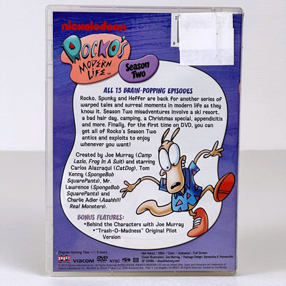 Rocko's Modern Life Season 2 DVD 2-Disc Set Nickelodeon Shout Factory SF 12986 by Buysaavy