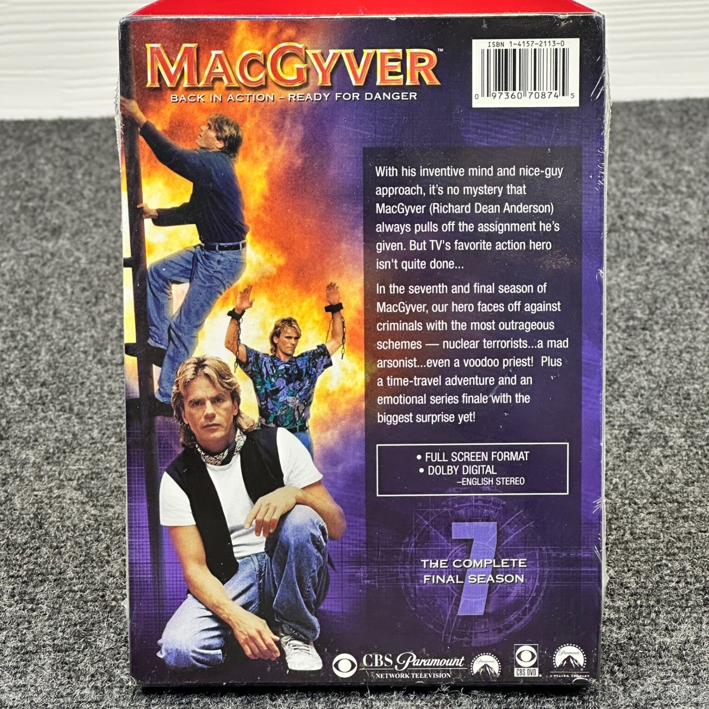 MacGyver The Complete Final Season 7 DVD Richard Dean Anderson New Sealed 4-Disc by Buysaavy