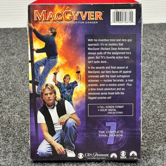 MacGyver The Complete Final Season 7 DVD Richard Dean Anderson New Sealed 4-Disc by Buysaavy