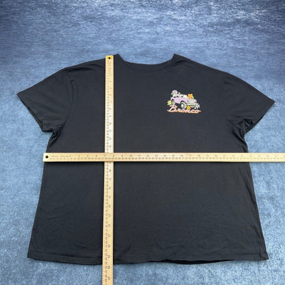 Ford Bronco Tee - Retro Floral Graphic Black by Ford