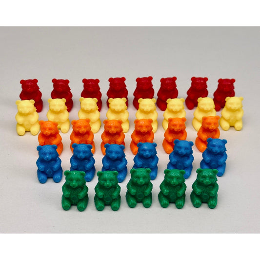 Learning Resources Counting Bears Math Counters Small Toy Animals 33-Piece Set by Unbranded