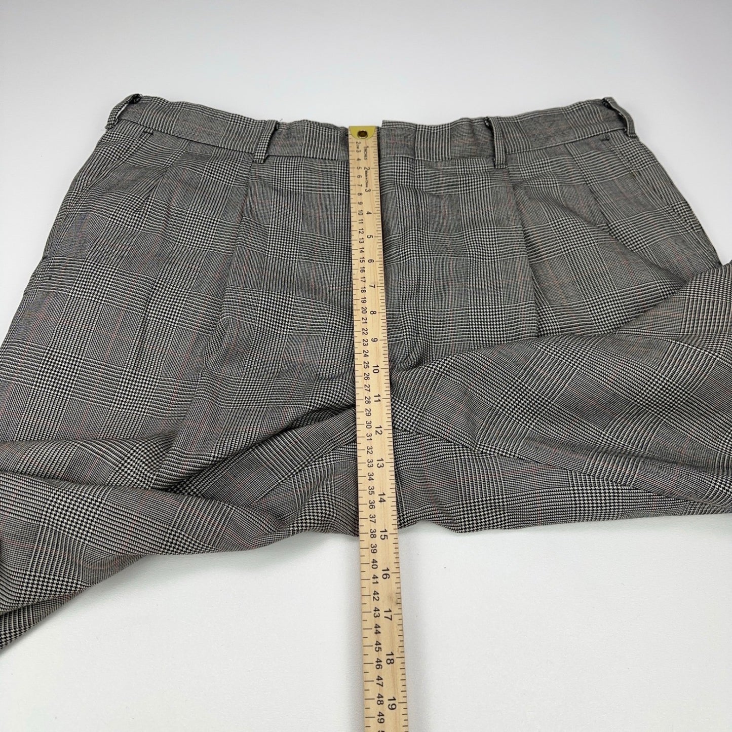 Sterling & Hunt Premier Edition Mens Grey Glen Plaid Worsted Wool Suit by Sterling & Hunt