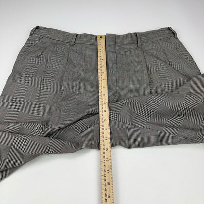 Sterling & Hunt Premier Edition Mens Grey Glen Plaid Worsted Wool Suit by Sterling & Hunt