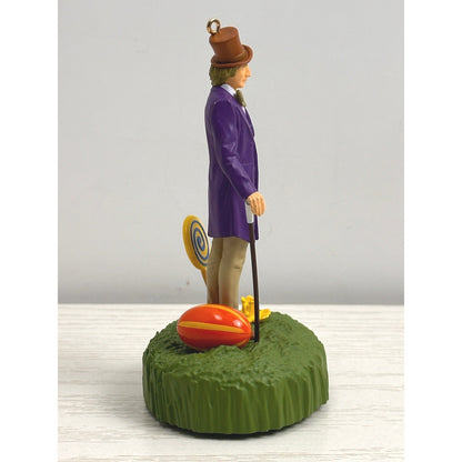 Hallmark 2017 Willy Wonka Ornament Tree Candy Lollipop Cane (NO BOX) by Hallmark