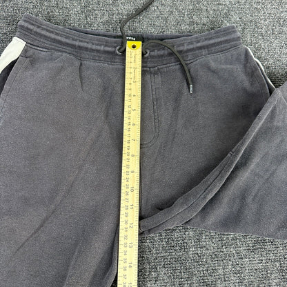 Bershka Slim Jogger Sweatpants Mens L Gray Elastic Waist Casual Pants Fit by Bershka