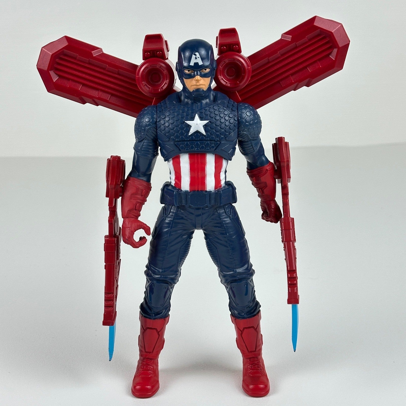 Hasbro Marvel Captain America 12 Inch Action Figure with Jetpack Blasters E5579 by Hasbro