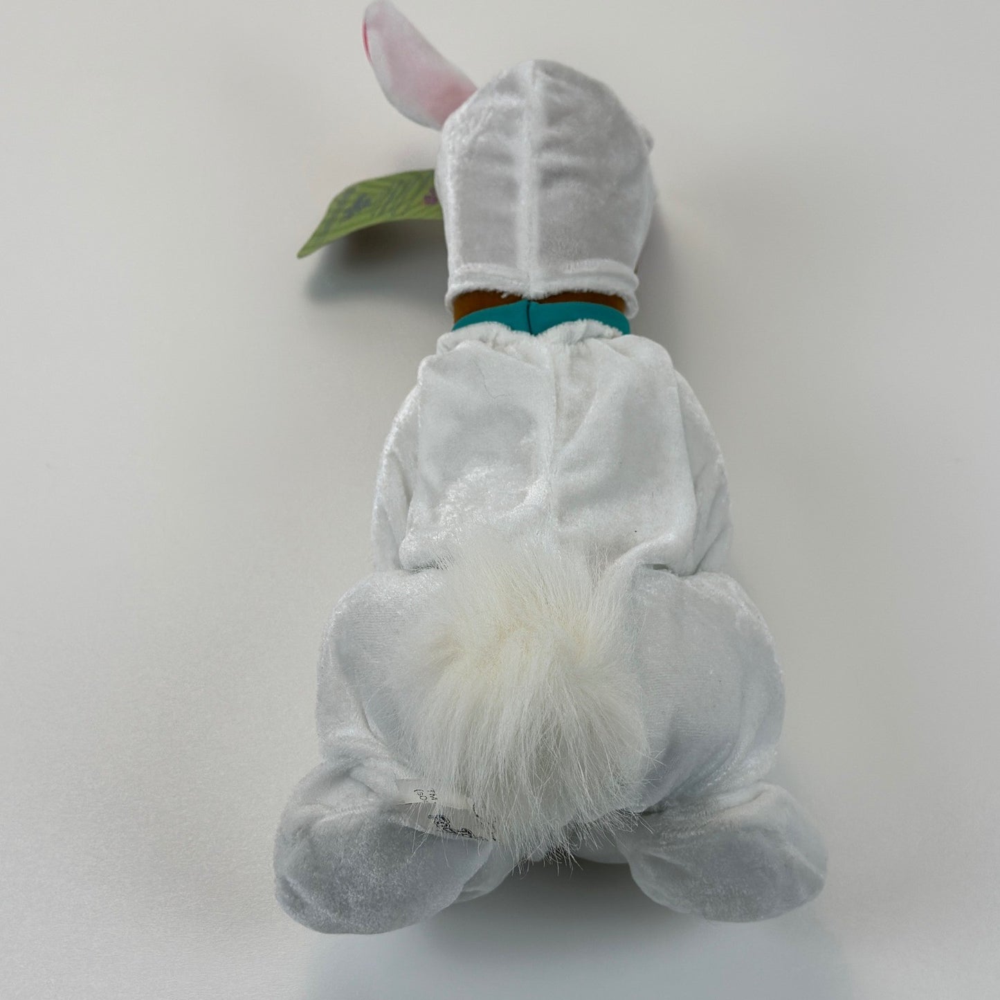 Scooby-Doo Bunny Costume Plush Toy Factory Hanna-Barbera Easter White Brown 2004 by Toy Factory