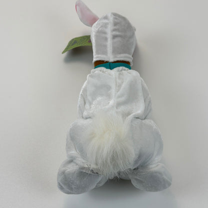Scooby-Doo Bunny Costume Plush Toy Factory Hanna-Barbera Easter White Brown 2004 by Toy Factory