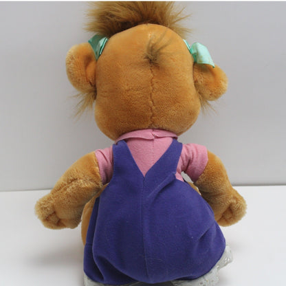 18 Inch Rare Molly Cunningham Disney Plush Toy TaleSpin Character With Pink Shirt And Purple Overalls by Disney