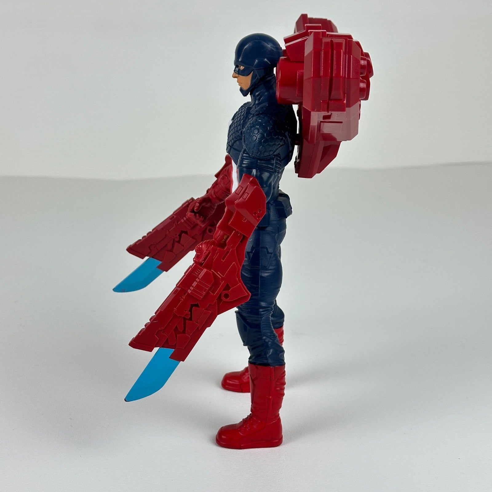 Hasbro Marvel Captain America 12 Inch Action Figure with Jetpack Blasters E5579 by Hasbro