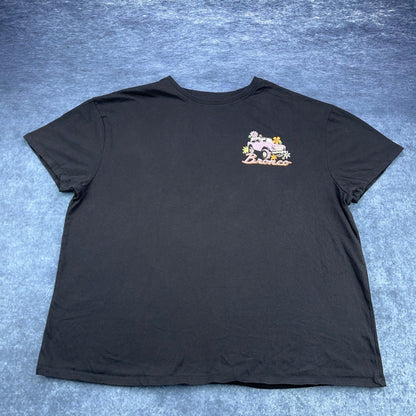 Ford Bronco Tee - Retro Floral Graphic Black by Ford