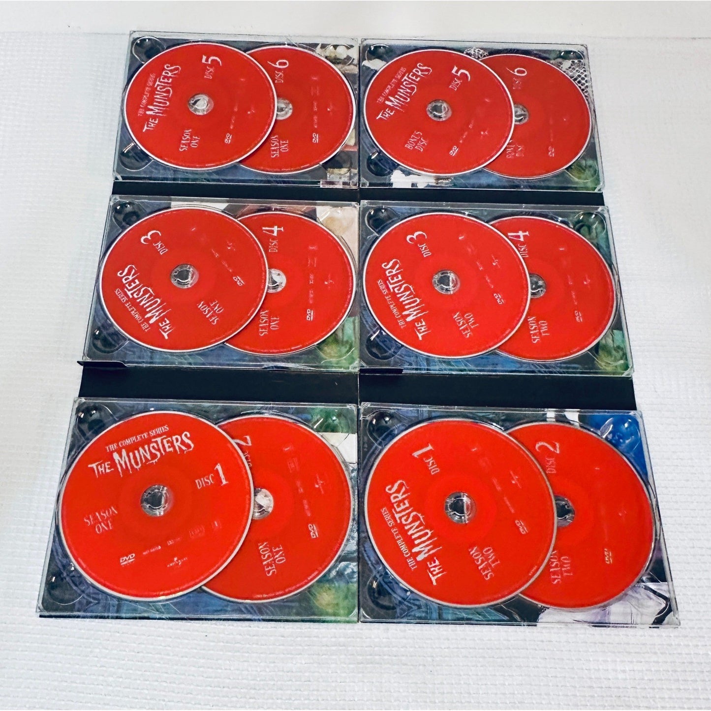The Munsters The Complete Series DVD Set All 70 Episodes 2 Movies by Buysaavy