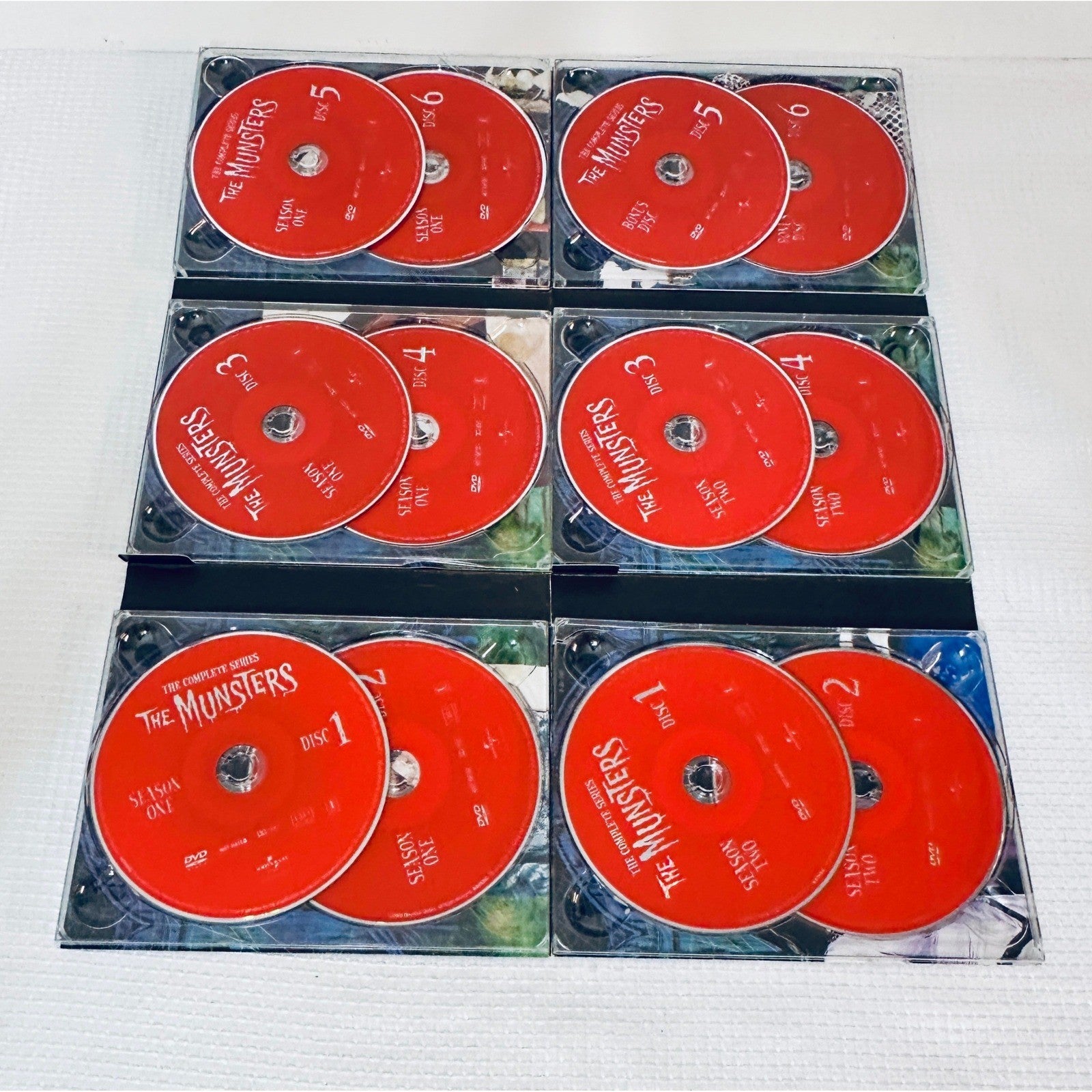 The Munsters The Complete Series DVD Set All 70 Episodes 2 Movies by Buysaavy