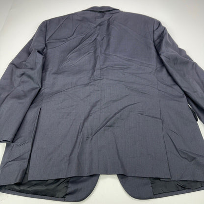 Joseph Abboud Collection Mens 44S Navy Blue Wool Micro Stripe Blazer Sport Coat by Joseph Abboud