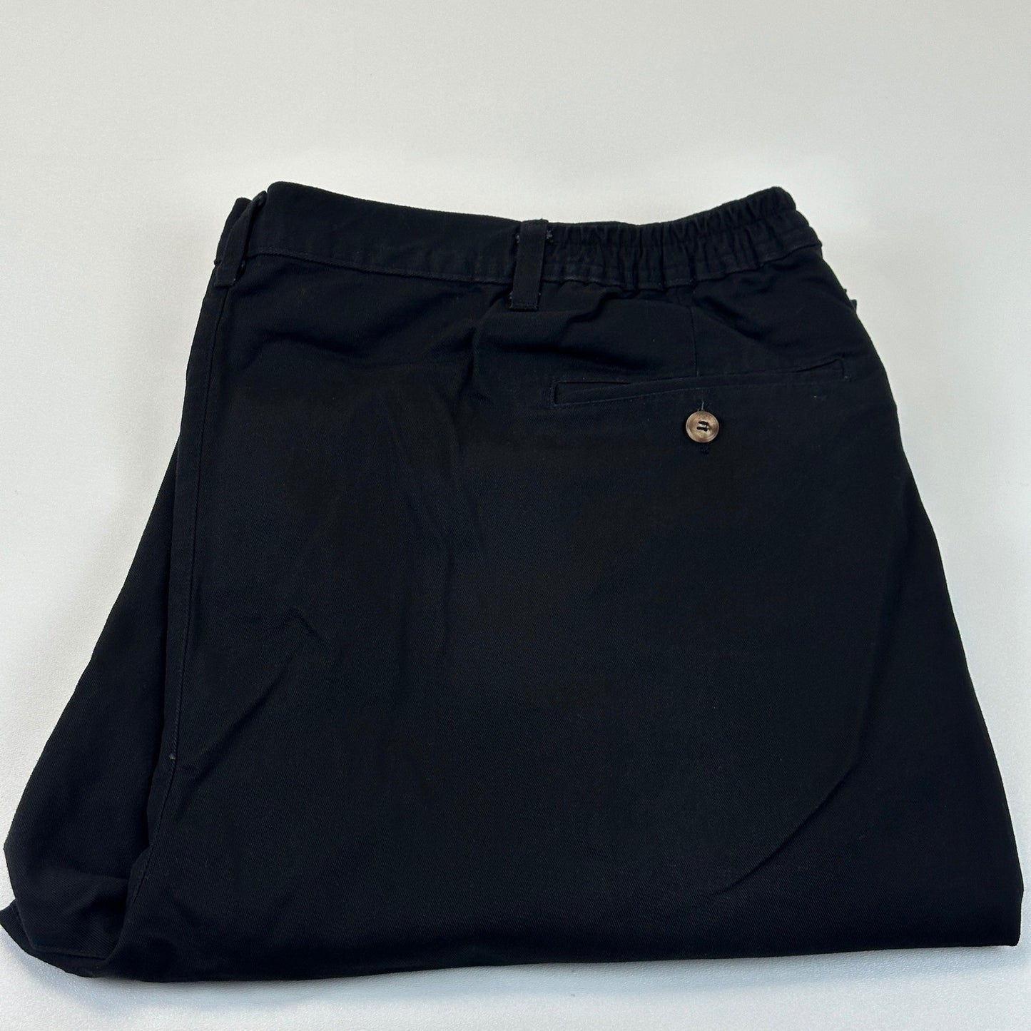 Northwest Territory Big Man Pleated Cotton Pants Black 48x29 Work Casual Chinos by Northwest Territory