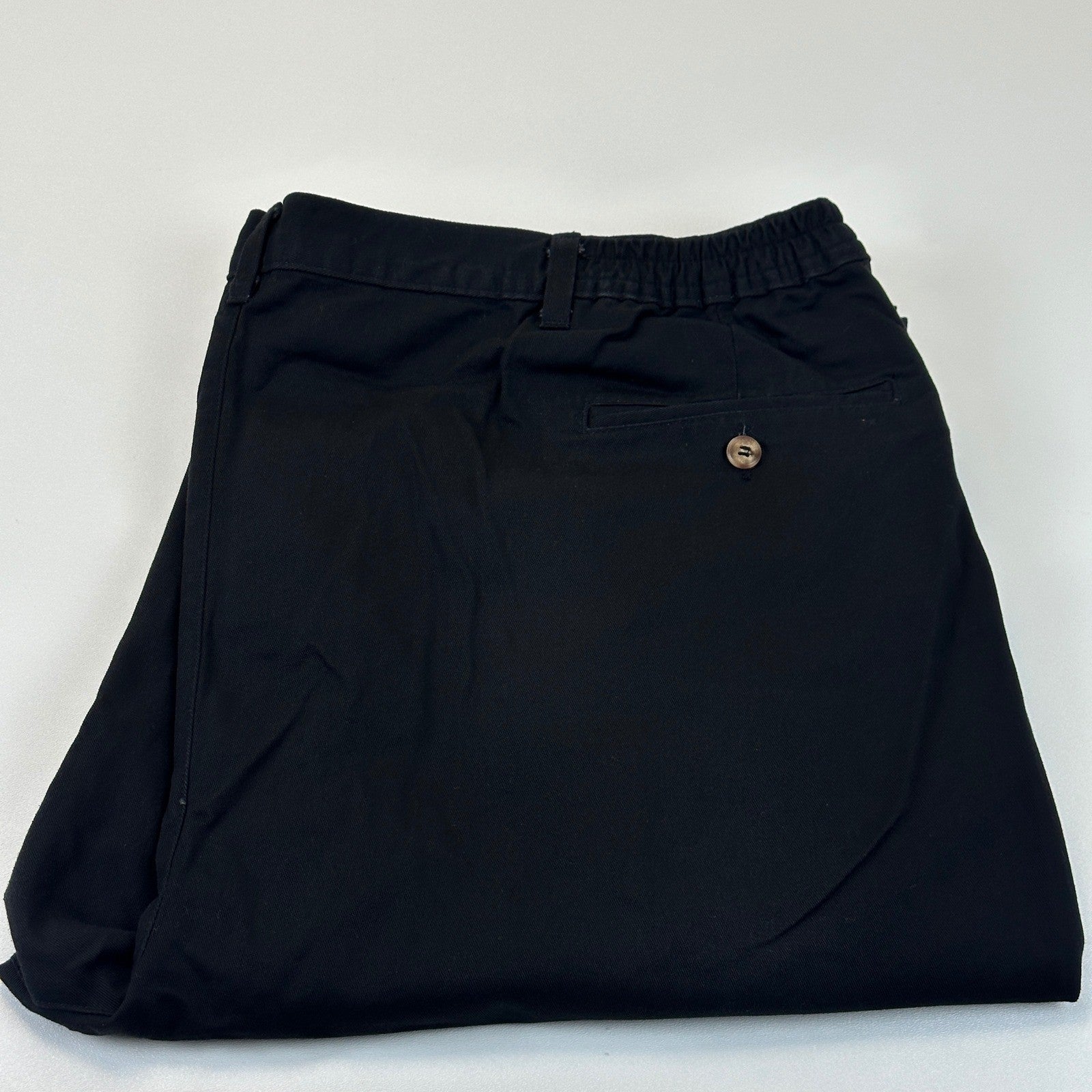 Northwest Territory Big Man Pleated Cotton Pants Black 48x29 Work Casual Chinos by Northwest Territory