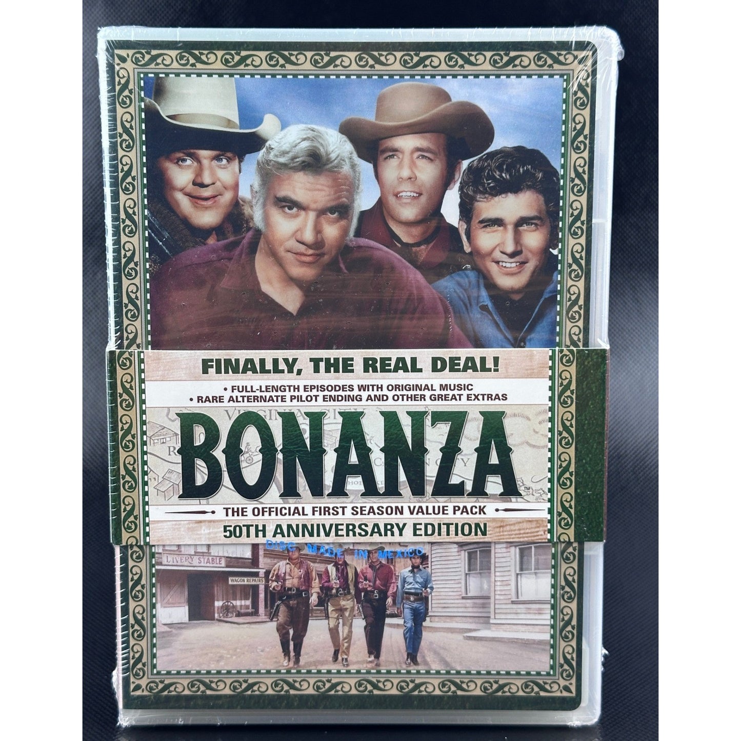 Bonanza Season 1 50th Anniversary DVD Value Pack Box Set - Classic Western by Buysaavy