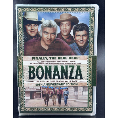 Bonanza Season 1 50th Anniversary DVD Value Pack Box Set - Classic Western by Buysaavy