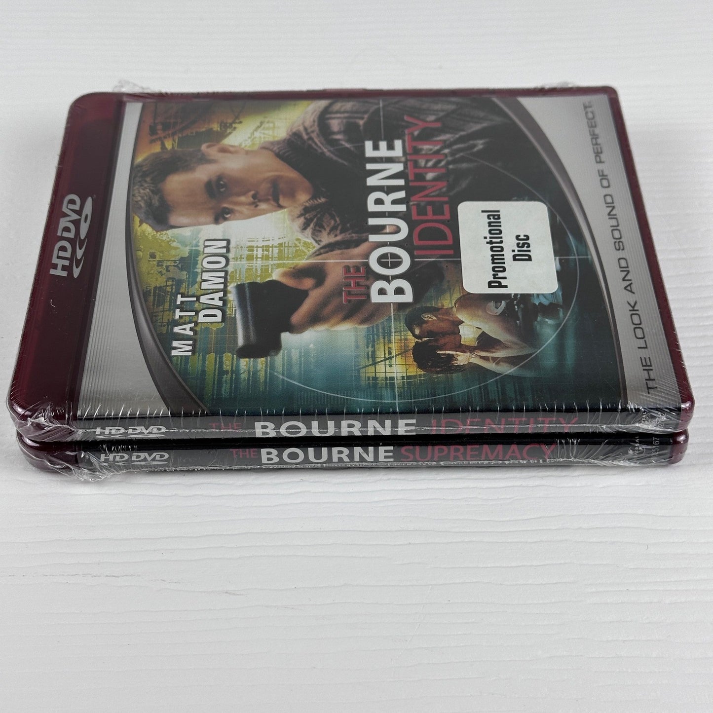 The Bourne Identity & Supremacy HD DVD Matt Damon Action Movie Bundle New Sealed by Buysaavy