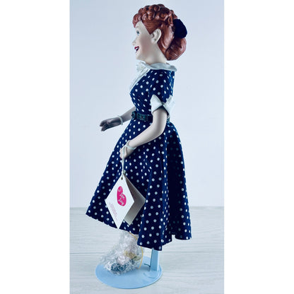 Hamilton Collection I Love Lucy Ricky Porcelain Doll Lucille Ball CBS by The Hamilton Collection