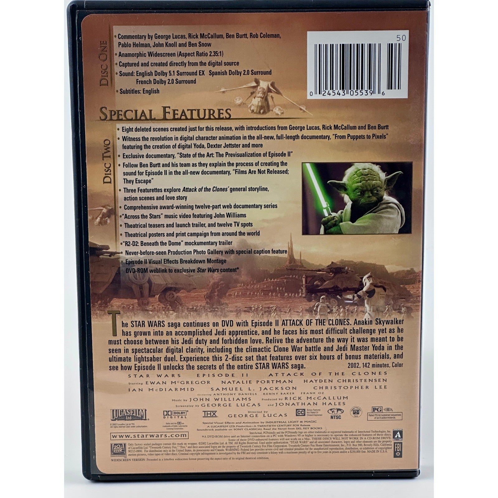 Star Wars Episodes I-III DVD Trilogy Widescreen Remastered THX Box Set by Buysaavy