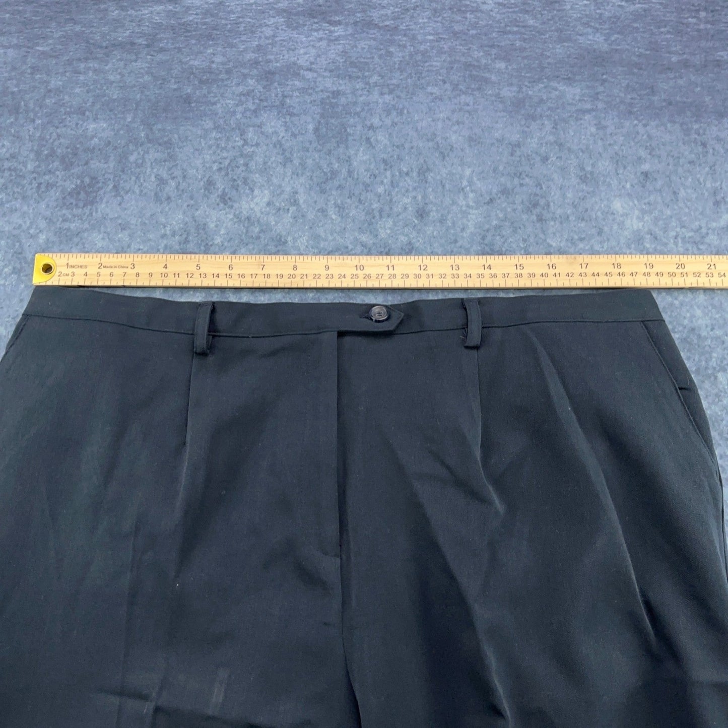 Sag Harbor Woman Black Pleated Dress Pants Plus Size 20W R44060 Business Slacks by Sag Harbor Woman