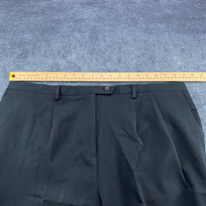 Sag Harbor Woman Black Pleated Dress Pants Plus Size 20W R44060 Business Slacks by Sag Harbor Woman