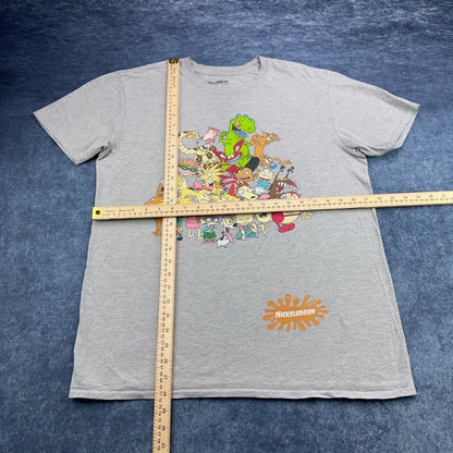 Nickelodeon Mens 90s Nicktoons Characters Graphic T-Shirt Gray Large Rugrats L by Nickelodeon