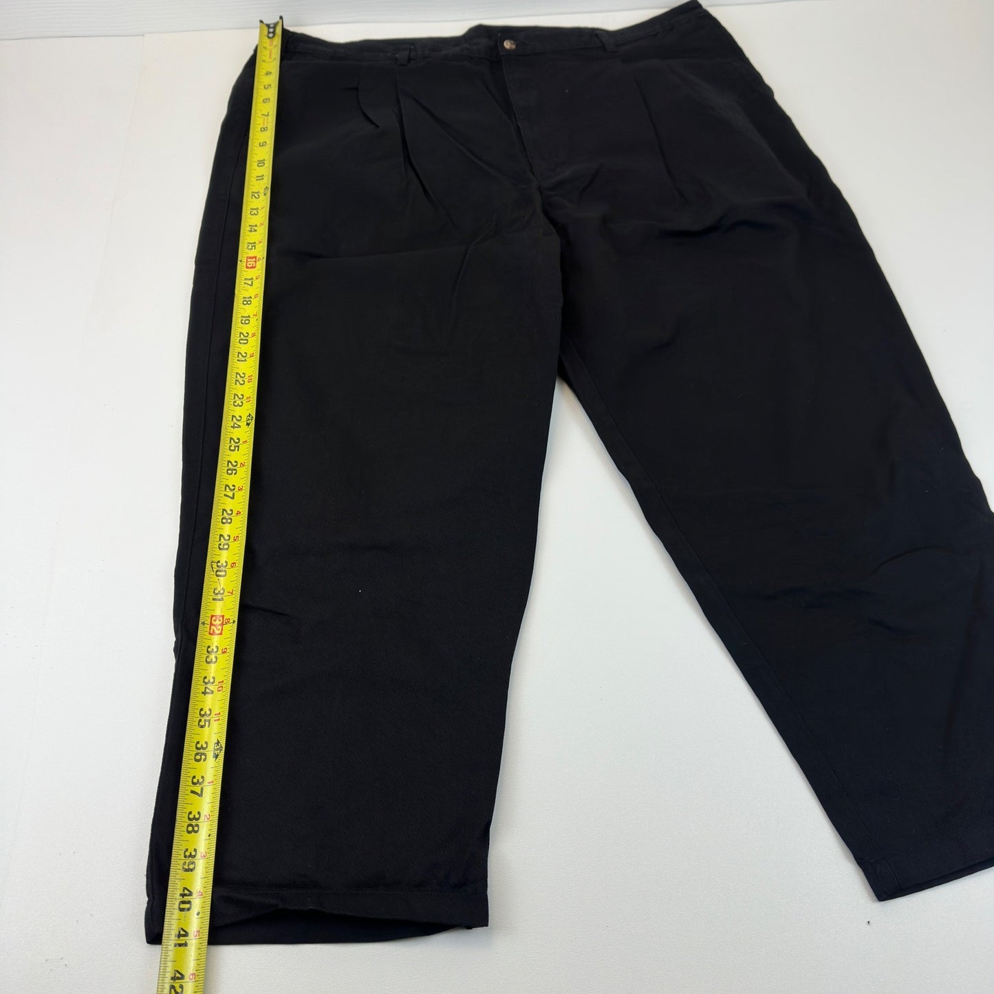 Northwest Territory Big Man Pleated Cotton Pants Black 48x29 Work Casual Chinos by Northwest Territory