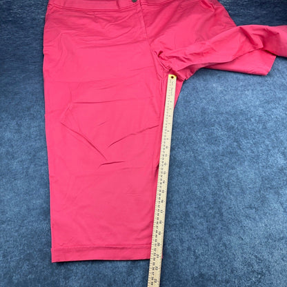 Sag Harbor Stretch Woman Pink Capri Pants Plus Size 24W Cropped Trousers by Sag Harbor