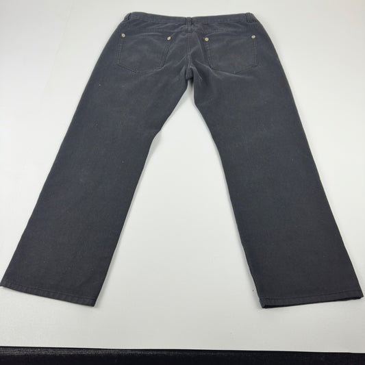 Maxi Milian New York Mens Black Straight Leg Denim Jeans Size 38x32 Dark Wash by Maxi Milian