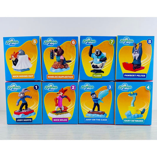 Disney Zootopia Mini Figures 8-Piece Set - New in Box, Collectible Toys by Unbranded